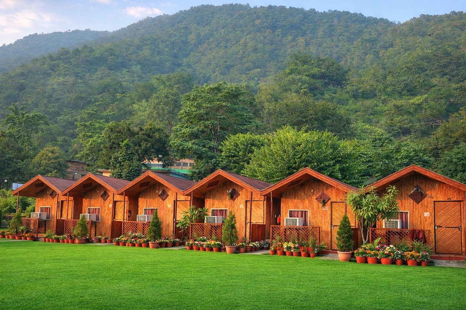 Luxury cottages for wedding guests in Rishikesh
