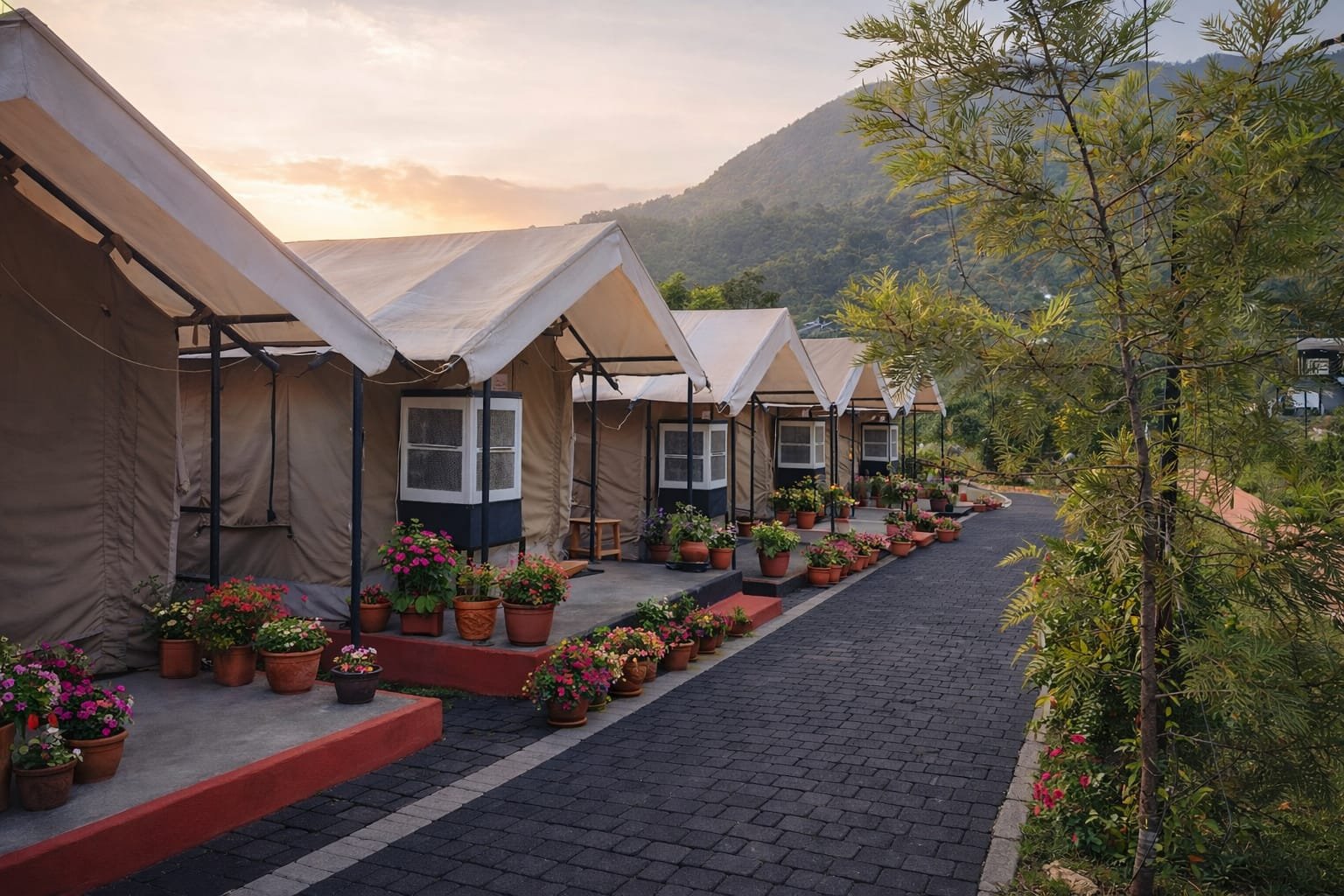 Luxury Swiss Tent at Shivadri